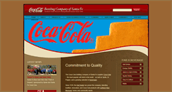 Desktop Screenshot of cocacolasantafe.com